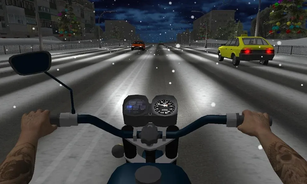 Russian Moto Traffic Rider 3D  [МОД Меню] Screenshot 5