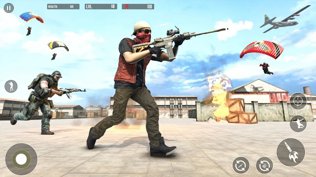 Battlegrounds Fire Squad War  [МОД Mega Pack] Screenshot 3