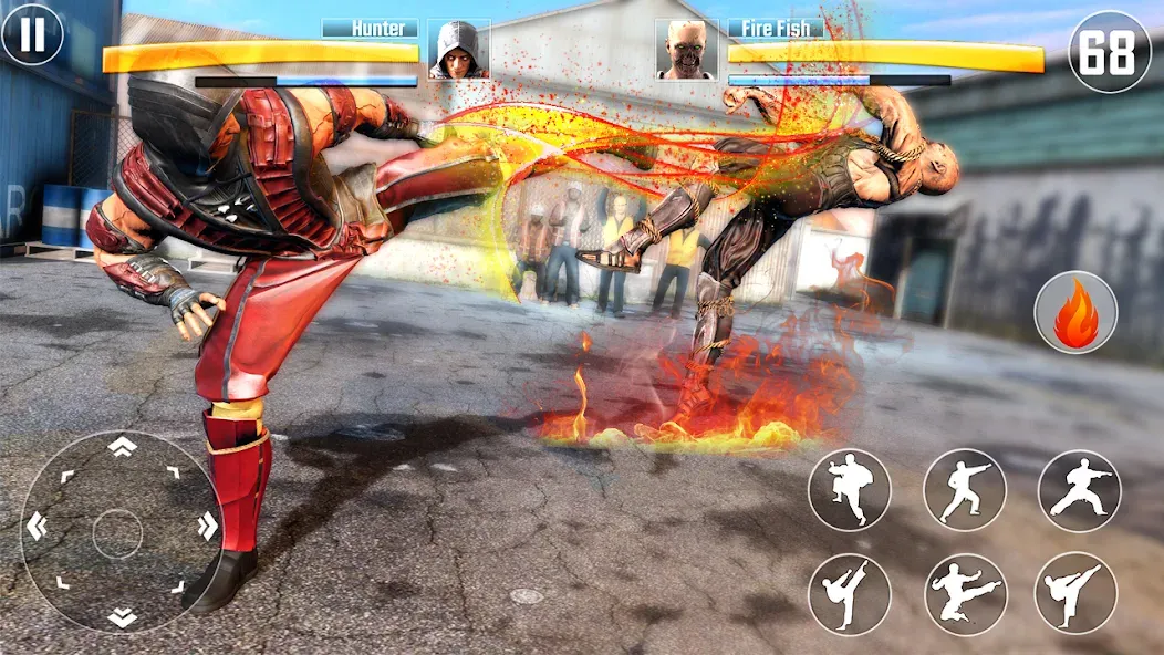 Kung Fu Fighting Karate Games (Кунгфу файтинг карате игры)  [МОД Unlocked] Screenshot 5