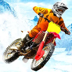 Взлом Snow Tricky Bike Stunt Race 3D  [МОД Mega Pack] - стабильная версия apk на Андроид