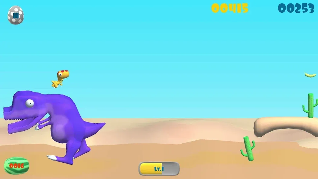 Dinosaur Run (Динозавр Ран)  [МОД Бесконечные деньги] Screenshot 5