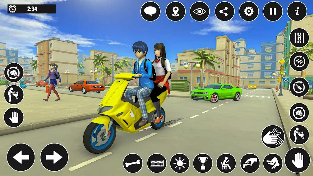 High School Boy Virtual Life  [МОД Все открыто] Screenshot 2