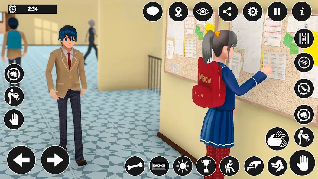 High School Boy Virtual Life  [МОД Все открыто] Screenshot 3