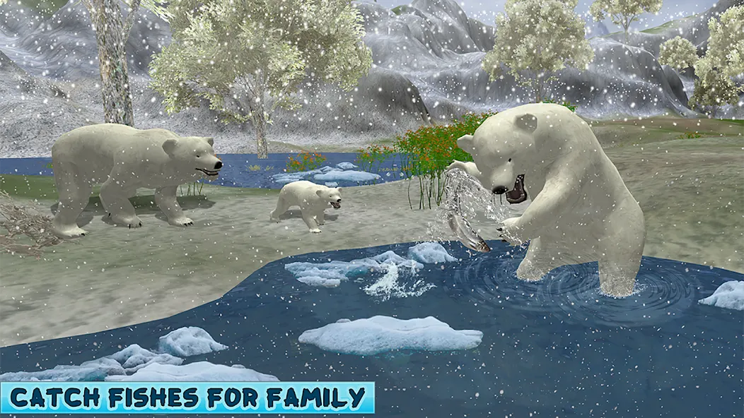 Polar Bear Family Survival  [МОД Unlimited Money] Screenshot 4