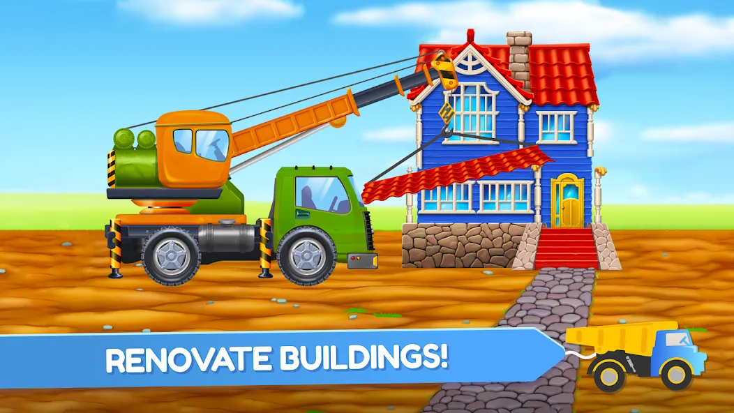 Build a House: Building Trucks  [МОД Все открыто] Screenshot 2