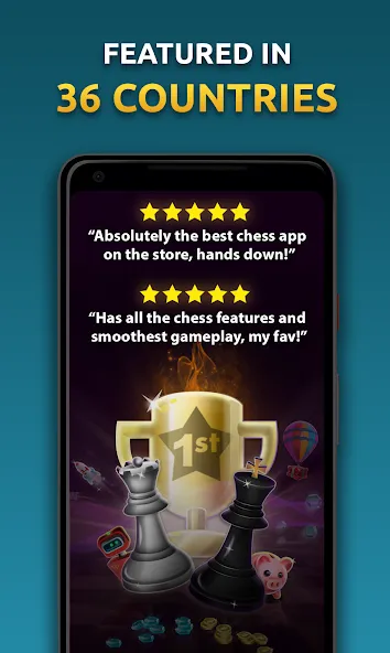 Chess Stars Multiplayer Online (Чесс Старс)  [МОД Бесконечные монеты] Screenshot 1