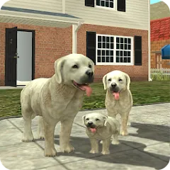 Взломанная Dog Sim Online: Raise a Family  [МОД Menu] - полная версия apk на Андроид