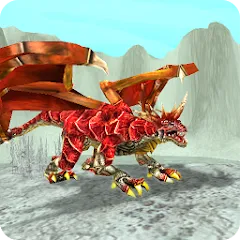 Взломанная Dragon Sim Online: Be A Dragon  [МОД Menu] - стабильная версия apk на Андроид