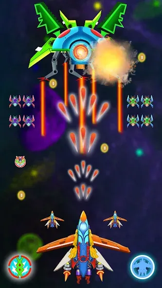 Galaxy Shooting: Alien Attack (Гэлэкси Шутинг)  [МОД Все открыто] Screenshot 4