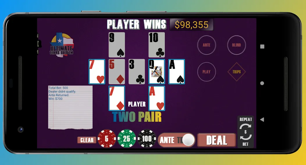 Texas Ultimate Holdem (Техасский Ультимейт Холдем)  [МОД Бесконечные монеты] Screenshot 2