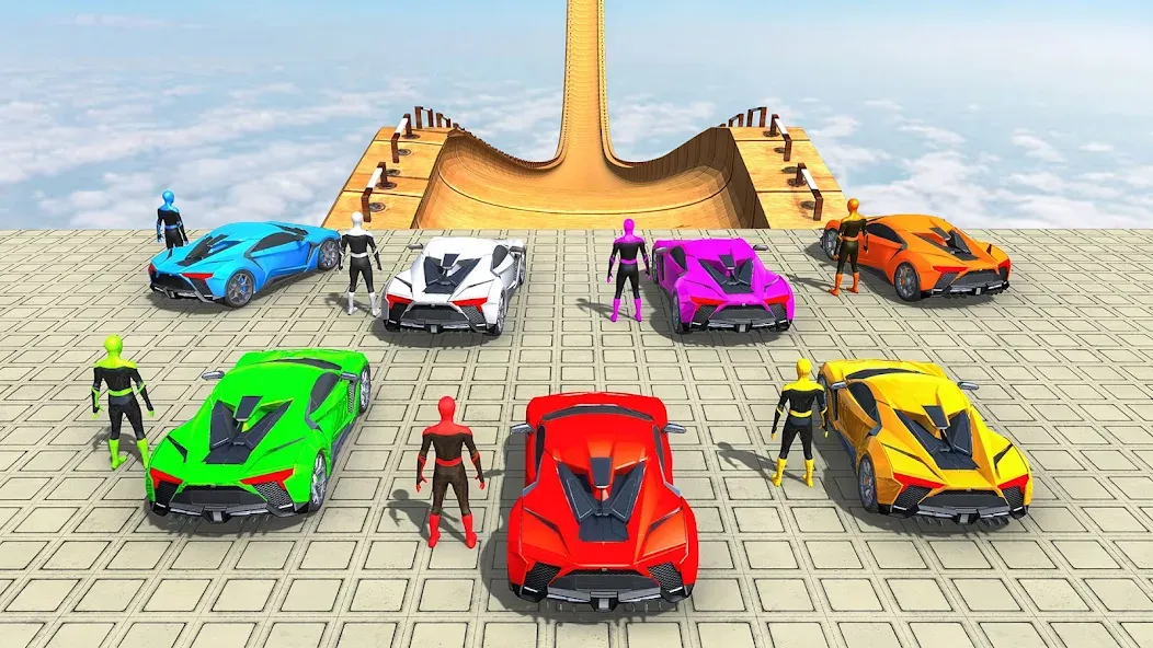 Mega Ramp Car Games Car Stunts  [МОД Меню] Screenshot 1