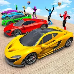 Скачать взлом Mega Ramp Car Games Car Stunts  [МОД Меню] - полная версия apk на Андроид