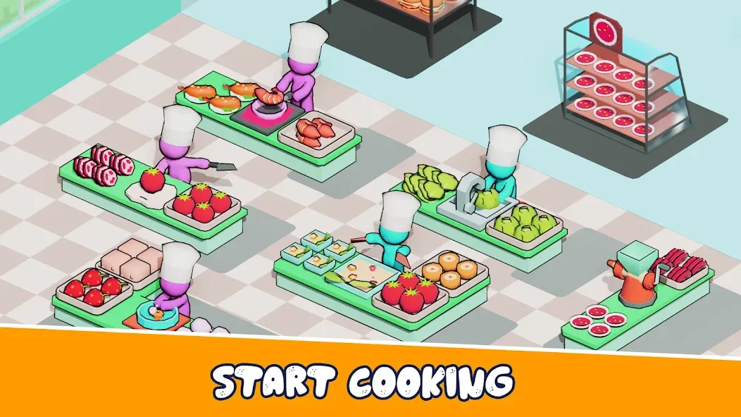 Kitchen Fever: Food Tycoon (Китчен Фивер)  [МОД Бесконечные монеты] Screenshot 3