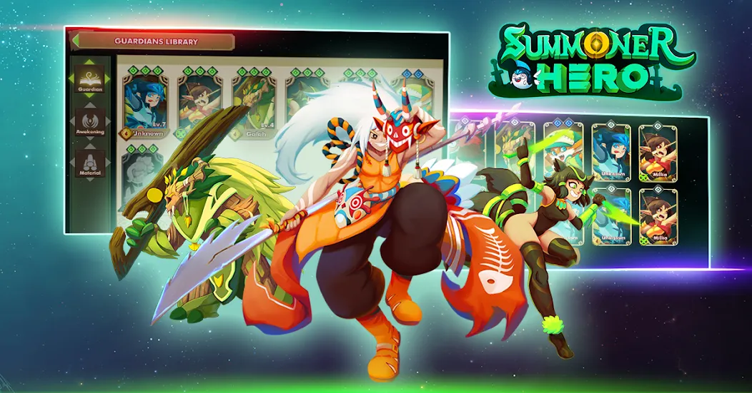 Summoner Hero: Epic Battle (Саммонер Хиро)  [МОД Mega Pack] Screenshot 4