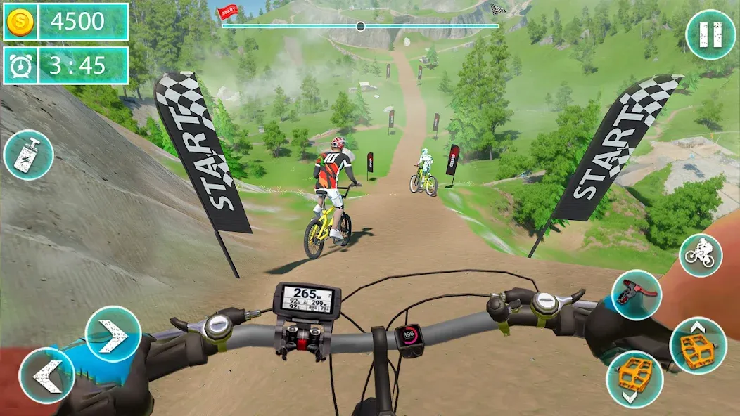 MTB Downhill: BMX Racer  [МОД Бесконечные деньги] Screenshot 1