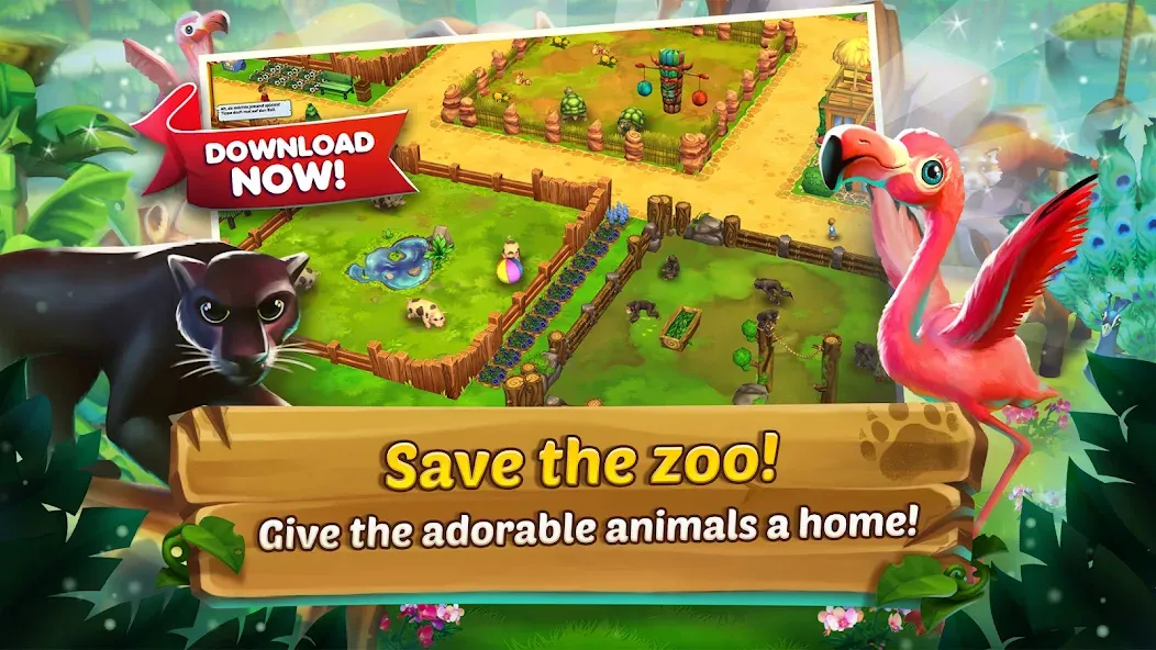 Zoo 2: Animal Park (Зу 2)  [МОД Unlimited Money] Screenshot 1