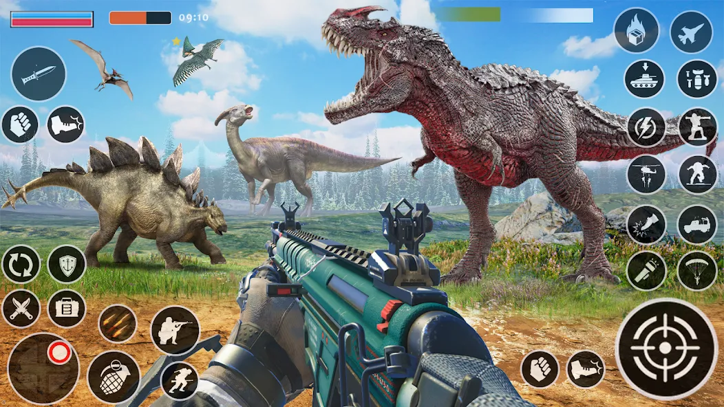 Wild Dino Hunting: Zoo Hunter (Дино Хантер)  [МОД Бесконечные деньги] Screenshot 2