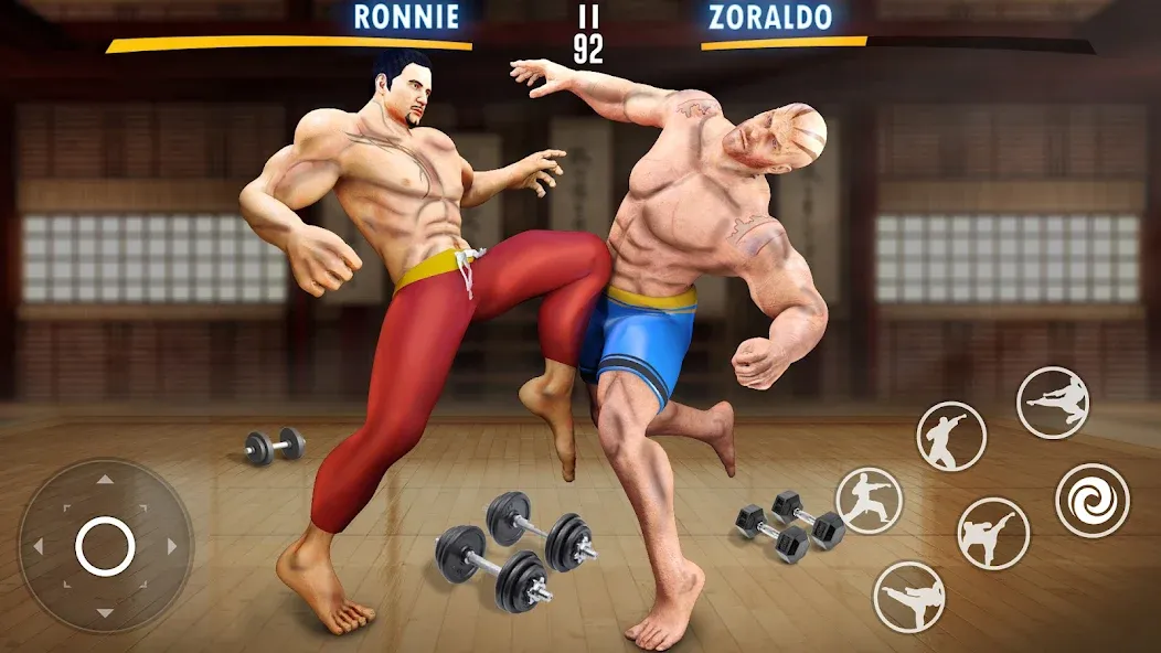 Kung Fu Heros: Fighting Game (упергеройский файтинг Кунгфуигры)  [МОД Mega Pack] Screenshot 3