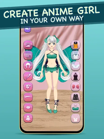 Anime Dress Up for Adults  [МОД Много денег] Screenshot 2