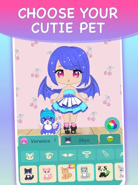 Chibi Dress Up Games for Girls  [МОД Бесконечные деньги] Screenshot 5