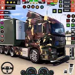 Взломанная Army Truck Transport Game 2023  [МОД Menu] - стабильная версия apk на Андроид