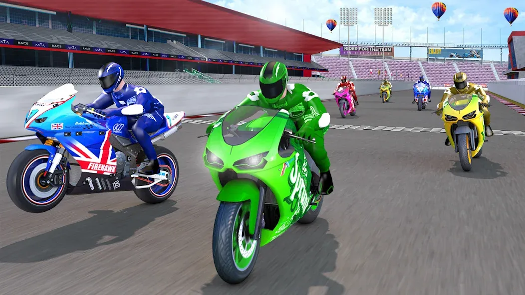 3D Bike Racing Games Offline  [МОД Menu] Screenshot 4