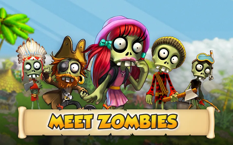 Zombie Castaways  [МОД Все открыто] Screenshot 5