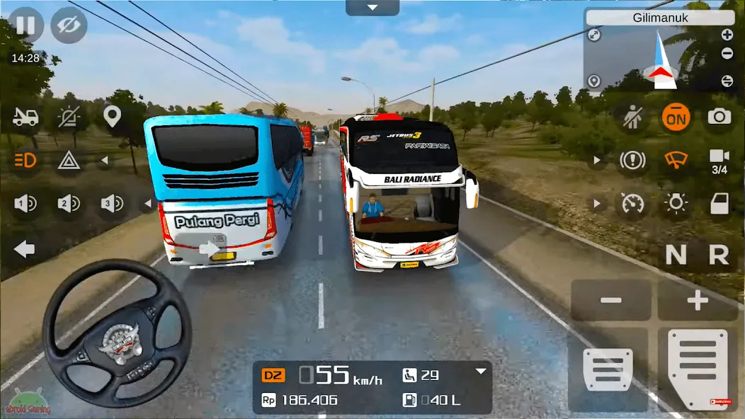 Coach Tourist Bus City Driving  [МОД Unlimited Money] Screenshot 5