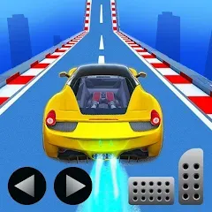 Взломанная Ramp Car Stunt Challenge (Рамп Кар Стант Челлендж)  [МОД Unlocked] - полная версия apk на Андроид