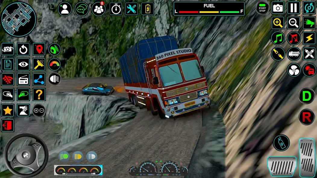 Indian Truck Offroad Cargo Sim (Индийский грузовик   )  [МОД Все открыто] Screenshot 1