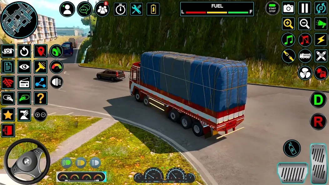 Indian Truck Offroad Cargo Sim (Индийский грузовик   )  [МОД Все открыто] Screenshot 2