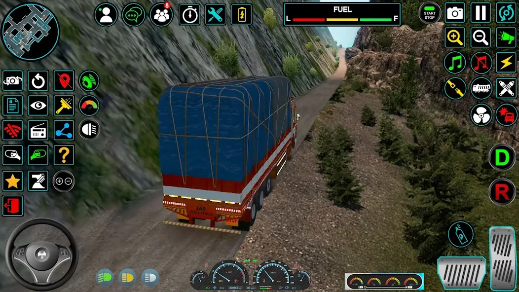 Indian Truck Offroad Cargo Sim (Индийский грузовик   )  [МОД Все открыто] Screenshot 3