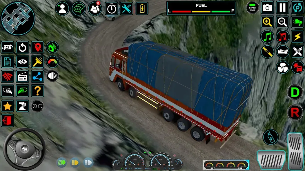 Indian Truck Offroad Cargo Sim (Индийский грузовик   )  [МОД Все открыто] Screenshot 4