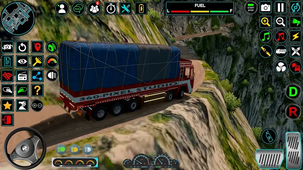 Indian Truck Offroad Cargo Sim (Индийский грузовик   )  [МОД Все открыто] Screenshot 5