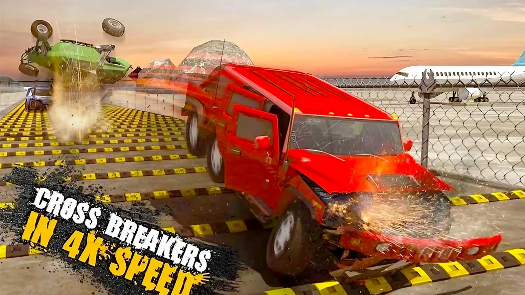 Car Crash Speed Bump Car Games  [МОД Все открыто] Screenshot 3