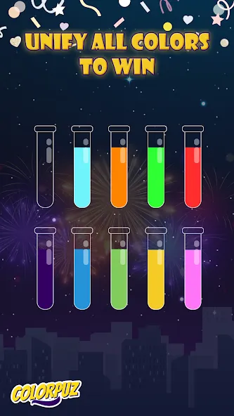Colorpuz - Water Sort Puzzle (Колорпаз)  [МОД Menu] Screenshot 3