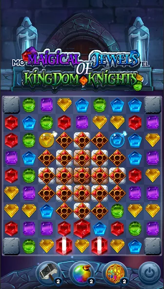 Jewels of Kingdom Knights (Джуэлз оф Кингдом Найтс)  [МОД Бесконечные деньги] Screenshot 4