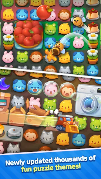 Anipang Match (Анипанг Матч)  [МОД Unlimited Money] Screenshot 3