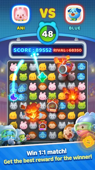 Anipang Match (Анипанг Матч)  [МОД Unlimited Money] Screenshot 5