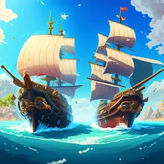 Скачать взломанную Pirate Raid - Caribbean Battle (Пиратское налетении)  [МОД Много денег] - стабильная версия apk на Андроид