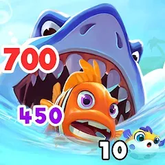 Скачать взломанную Fish Go.io - Be the fish king  [МОД Бесконечные монеты] - стабильная версия apk на Андроид