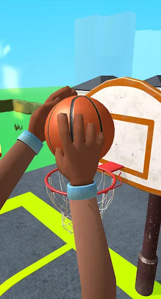 Dribble Hoops (Дрибл Хупс)  [МОД Много монет] Screenshot 2