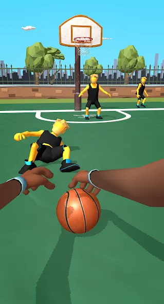 Dribble Hoops (Дрибл Хупс)  [МОД Много монет] Screenshot 3