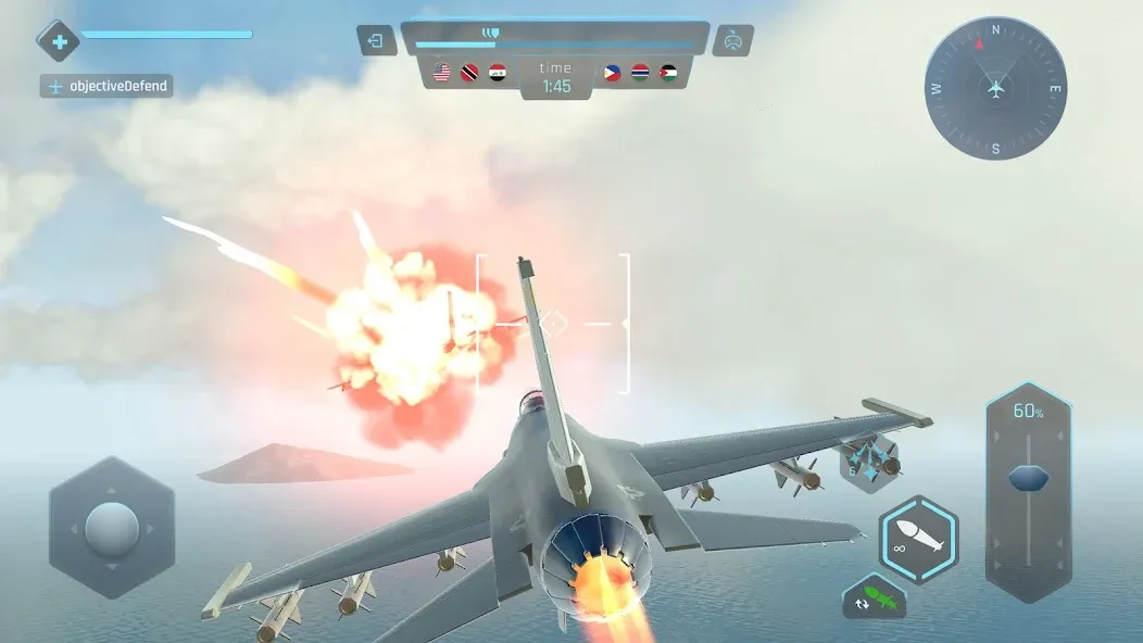 Sky Warriors: Airplane Games (Скай Ворриорс)  [МОД Unlimited Money] Screenshot 5