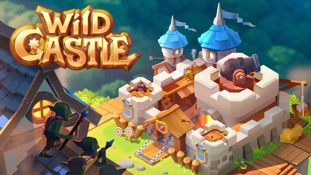 Wild Castle: Tower Defense TD (Уайлд Кастл ТД)  [МОД Бесконечные деньги] Screenshot 1