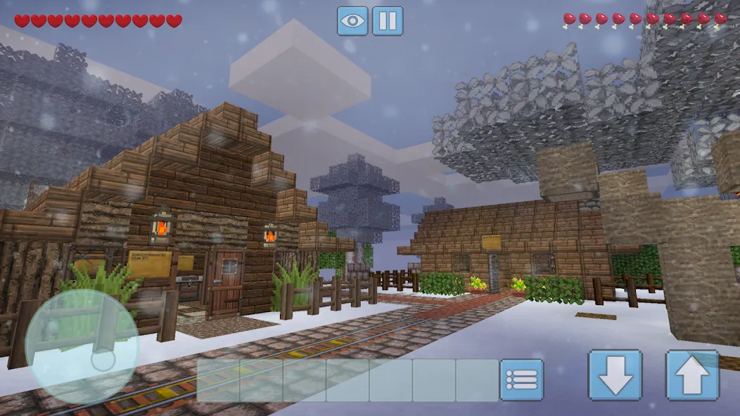 Winter Craft - Block Craft (Винтер Крафт)  [МОД Unlocked] Screenshot 1