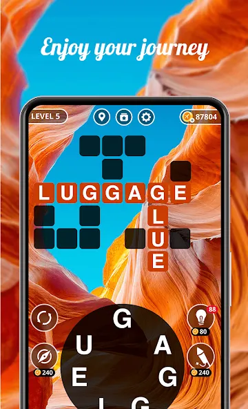 Wordwise® - Word Connect Game  [МОД Все открыто] Screenshot 4