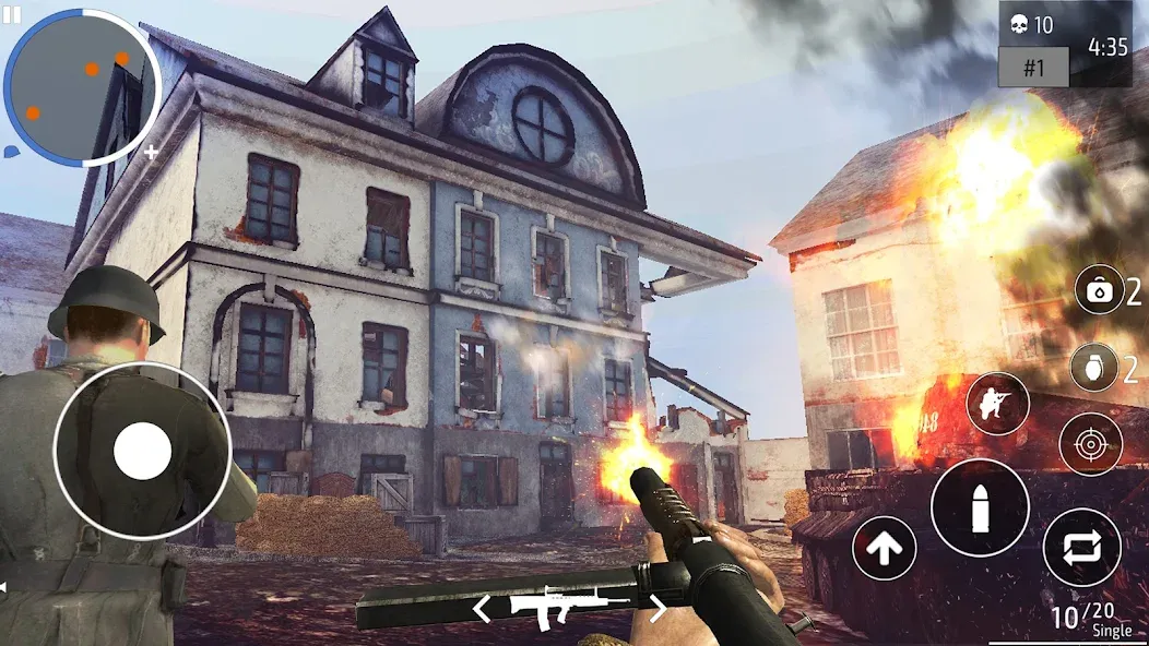 World War 2 Shooter offline (Мировая война 2 Стрелок)  [МОД Unlimited Money] Screenshot 1