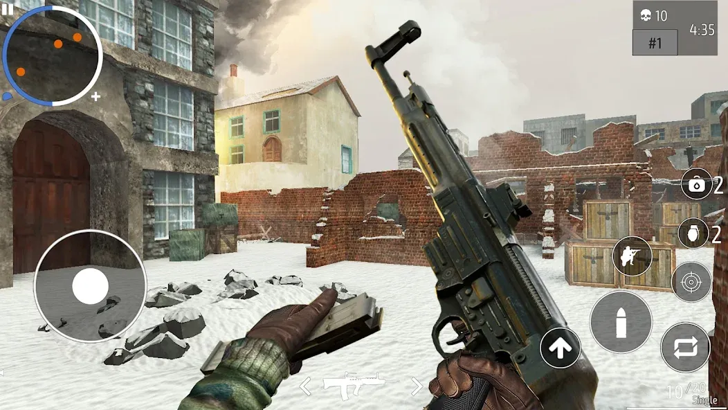 World War 2 Shooter offline (Мировая война 2 Стрелок)  [МОД Unlimited Money] Screenshot 2