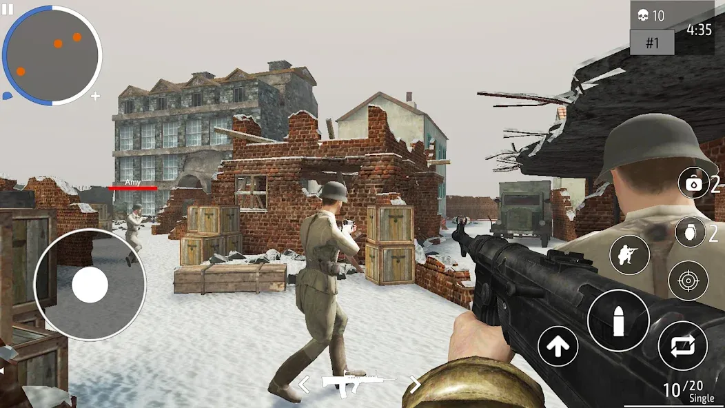 World War 2 Shooter offline (Мировая война 2 Стрелок)  [МОД Unlimited Money] Screenshot 5